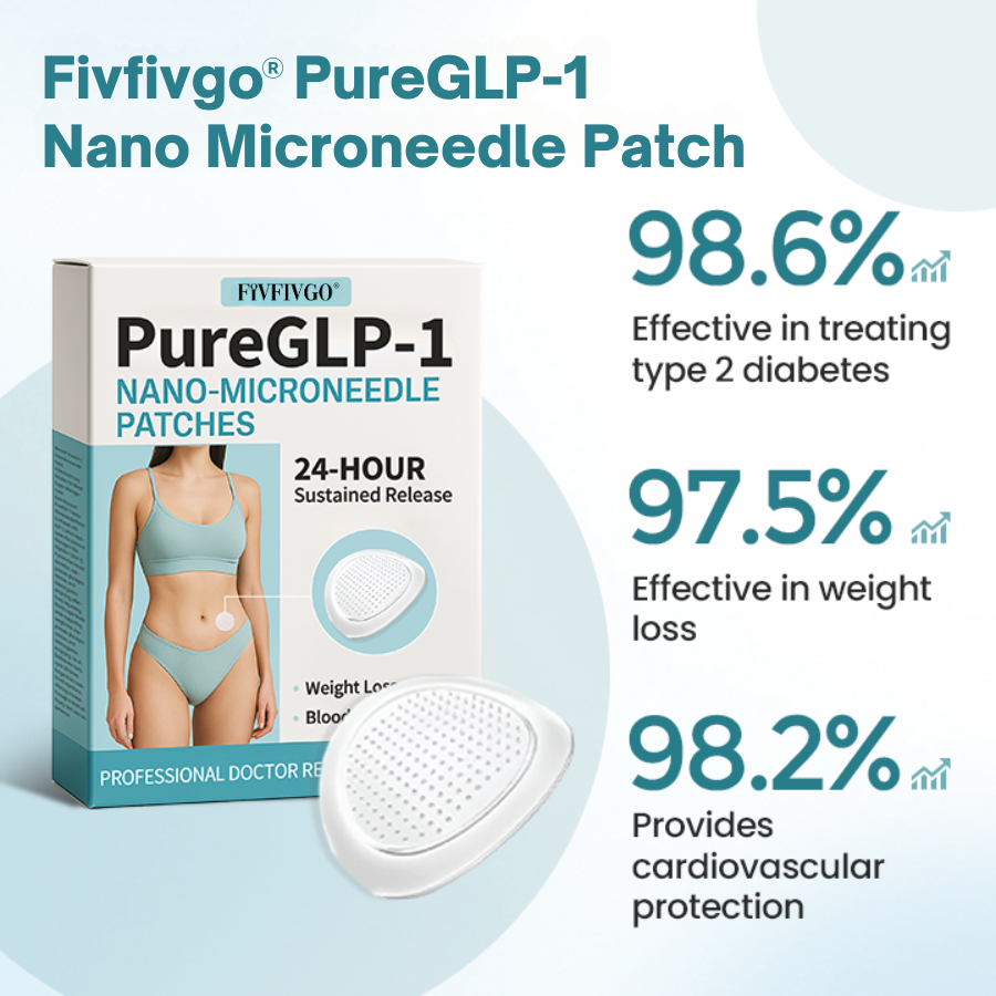 🌟2025 BestSelling🌟 Fivfivgo® PureGLP-1 Nano Microneedle Patch PRO