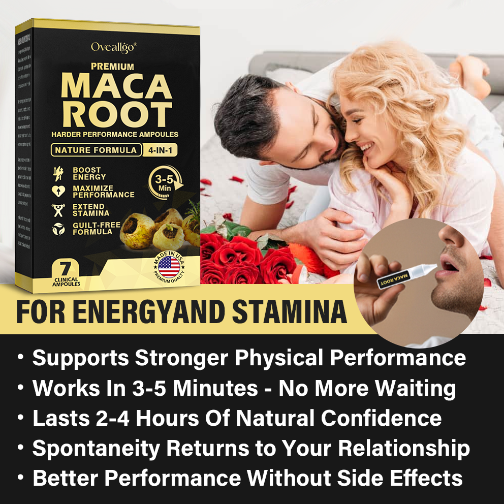 Oveallgo® Maca Root HARDER Performance Ampoules Plus+