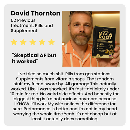 Oveallgo® Maca Root HARDER Performance Ampoules Plus+