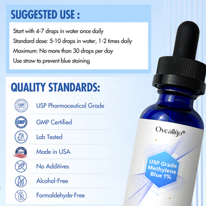 Oveallgo® USP Grade Methylene Blue 1% Pro+