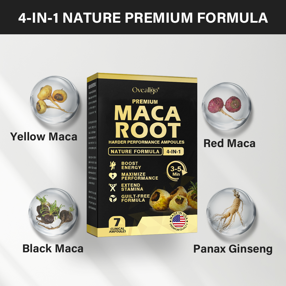 Oveallgo® Maca Root HARDER Performance Ampoules Plus+